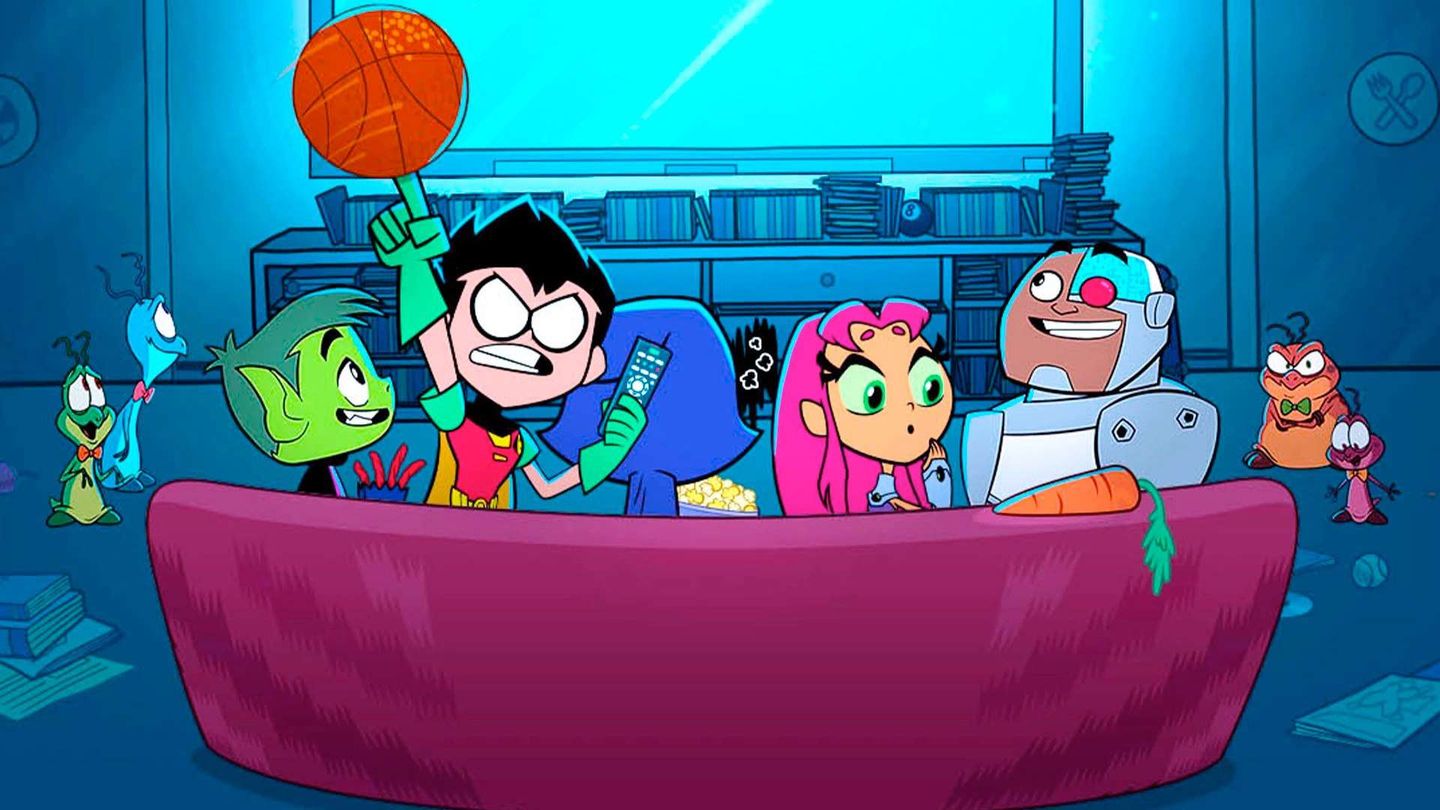 I Teen Titans Go guardano Space Jam