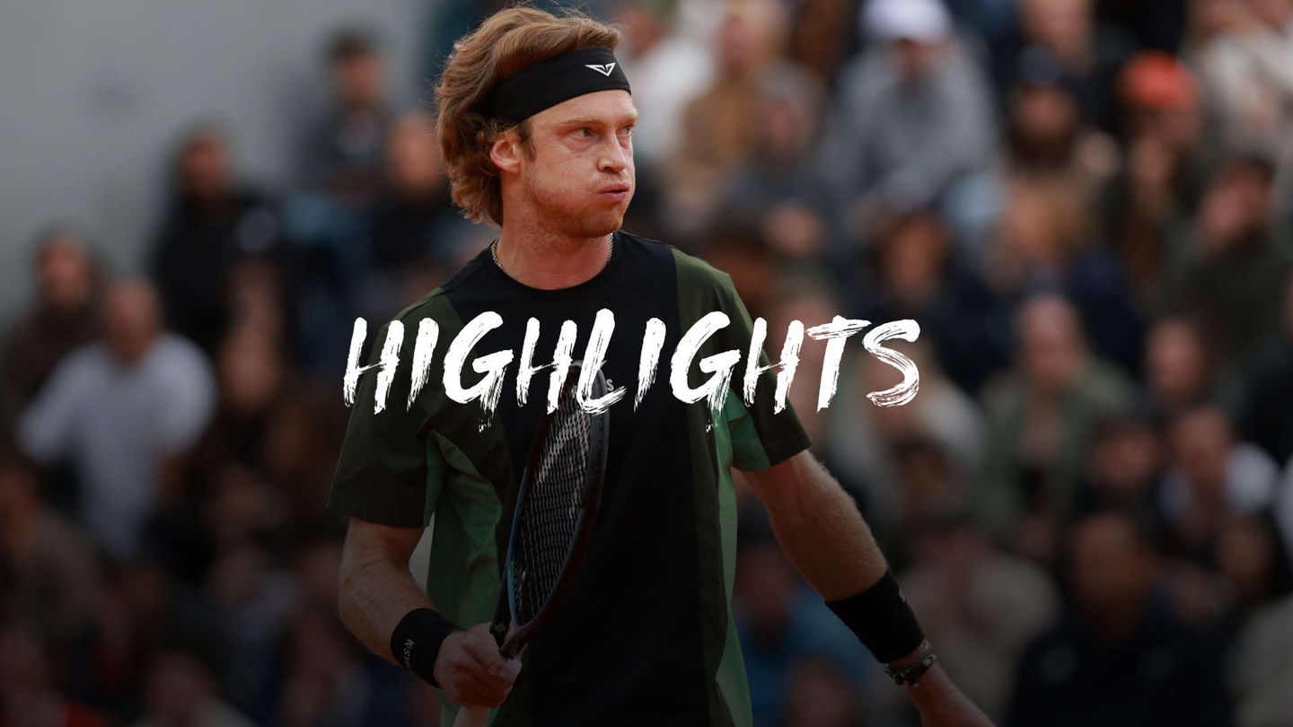 28/05 10:20 | Andrey Rublev ,lascia un set a Lloyd Harris, ma avanza al 2° turno: gli highlights | Roland Garros