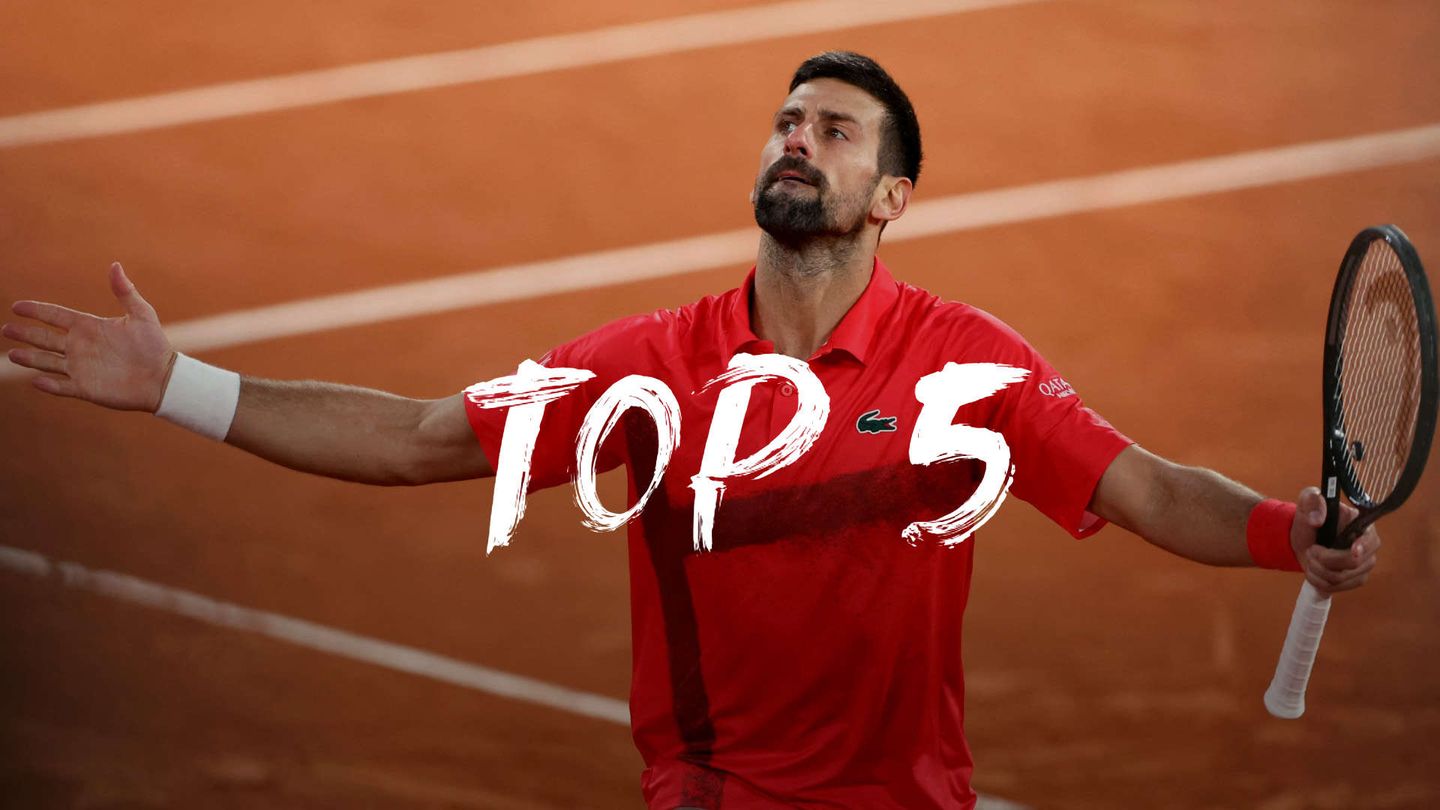 07/06 11:05 | Top 5: i colpi piu' belli di Djokovic in tutte le lingue del mondo | Roland Garros