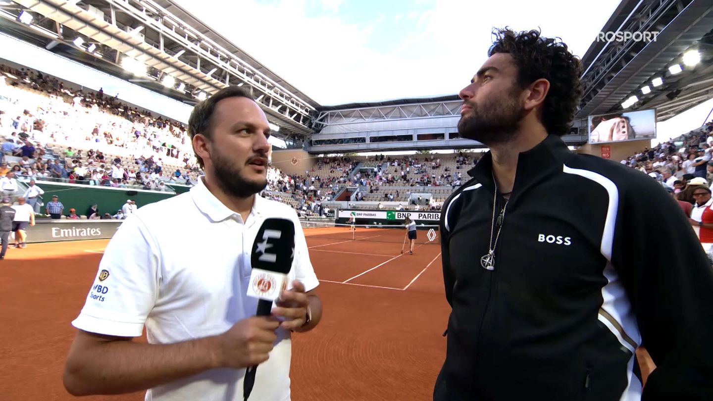 02/06 10:30 | Berrettini dopo la vittoria: "L'esultanza? Volevo sentire di nuovo il brivido del pubblico" | Roland Garros