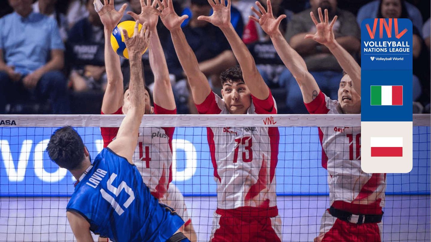 Rimonta azzurra sulla Polonia: è 3-2 al tie-break | 25.6 ore 19:30