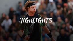 28/05 10:20 | Andrey Rublev ,lascia un set a Lloyd Harris, ma avanza al 2° turno: gli highlights | Roland Garros