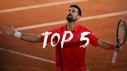 07/06 11:05 | Top 5: i colpi piu' belli di Djokovic in tutte le lingue del mondo | Roland Garros