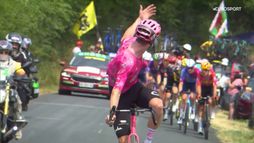 14/07 16:15 | "Allora che facciamo?": Sweeny si lamenta con i compagni di fuga per la loro lentezza | Tour de France
