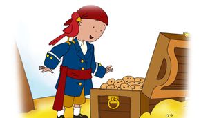 Caillou in biblioteca / Il tesoro dei pirati / Caillou narratore di favole