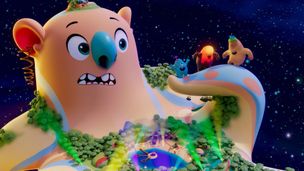 I giganti arrivano al campeggio