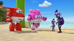 Corsa di bici in fondo al mare