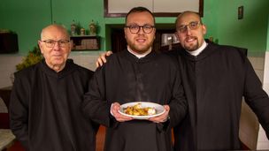 Baccalà in teglia e peperonata