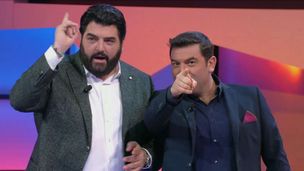 Antonino Cannavacciuolo a Milano con Max Giusti e il gioco di Boom