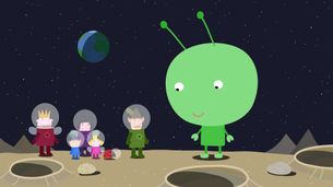 Un picnic sulla luna