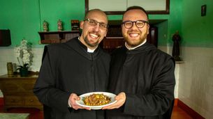 Trippa con fagioli e olive e sbriciolate